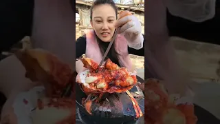 Red lobster seafood dip | MUKBANG" OCTOPUS | YUMMY | SPICY "ASMR"