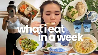 seattle diaries | what i *actually* eat in a week 🍣 my realistic week of meals + workouts