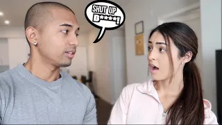 Calling my Girlfriend the "B" WORD to see her Reaction!