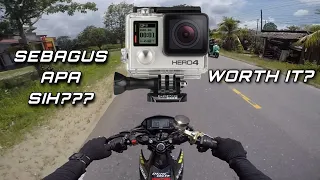 REVIEW HASIL GOPRO HERO 4 SILVER MOTOVLOG || 1080p SuperView 60Fps