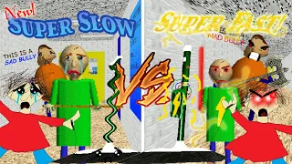 New Baldi's Basics Super Slow Edition Port 1.4.3 Vs Super Fast Edition