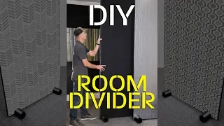 Easy DIY Room Divider Partition Wall for Privacy