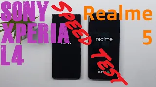 Sony Xperia L4 vs Realme 5 - SPEED TEST + multitasking - Which is faster!?