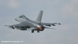 TLP Flight Ops Royal Danish Air Force F-16AM Fighting Falcon Forsvaret Tactical Leadership Programme