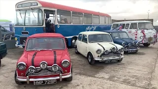 The Italian Job Display at International Mini Meeting 2019, Bristol, England