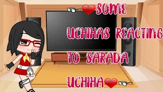 👓❤ALGUNS UCHIHAS REACT A SARADA UCHIHA❤👓 PARTE 1? (GACHA CLUB)