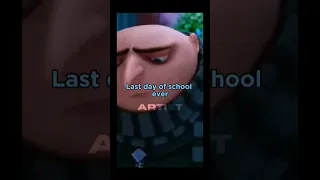 Last day of school #fyp #sad #shorts #gru #despicableme #minions #school #edit #goat #foryou