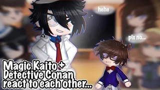 Magic Kaito & Detective Conan react to each other // Part 3 // Reaction Video