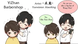 [Bjyx] Zhan ge opens a barbershop for Yibo | Cuteness Overload | When XiaoZhan was a hairstylist