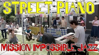 Street Piano Performance of Mission Impossible (Jazz) by Jacob Koller