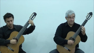 Brasilis Guitar Duo play Toccata and Fugue, BWV 565 (J. S. Bach)