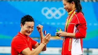 Full Video: A marriage proposal at the Olympics medal ceremony, RIO 2016 OLYMPIC.Chinese diver He Zi