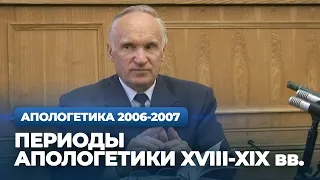 Периоды апологетики XVIII-XIX вв. Схоластика и религиозно-философская мысль. Новое время и ХХ век