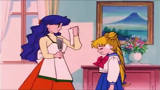 Sailor Moon Classic VS Crystal Usagi Cries About Her Grades Comparison English Dub