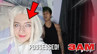 DO NOT RECORD YOUR GIRLFRIEND SLEEPING AT 3AM!! *OMG SHE GOT POSSESSED*