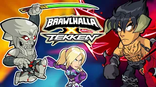 Brawlhalla x TEKKEN is HERE!! • Devil Jin 👹+ Yoshimitsu 👺 + Nina Williams 🤜 • 1v1 Gameplay