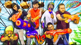 MINIGUN DE NERF !!! DUELO ÉPICO DE NERF WAR EN LA NAVE INDUSTRIAL !! Makiman