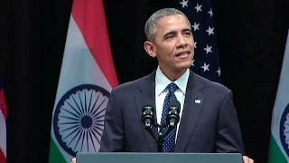 President Obama Addresses the People of India