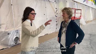 GSA Administrator Robin Carnahan Speaks with Artist Monique Van Genderen