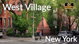 Walking NYC [4K] : West Village Tour