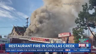 Restaurant Fire in Chollas Creek