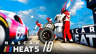 ПЕРВЫЙ БОЕВОЙ ПИТ СТОП - NASCAR Heat 5 #10