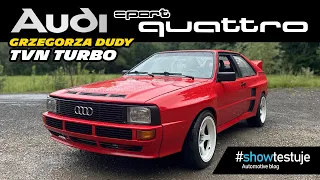 Audi Sport quattro, czyli jeżdżę projektem Grzegorza Dudy z TVN Turbo [ #showtestuje ] VLOG 4K