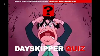 Day Skipper Quiz Part 2 of 3