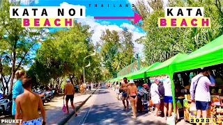 Phuket 2023 | What I LOVE About Kata Beach | Walk & Drive Beach Tour | Thailand