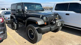 Dealer Auction Walk Around + Jeep Wrangler + Lincoln Continental CHEAP!