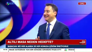 KRT TV'de Savaş Kerimoğlu ile Ana Haber programına konuk oluyorum