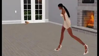 IMVU girl dancing to Billie Jean