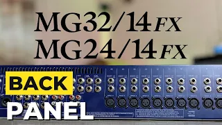 Yamaha MG32/14FX and MG24/14FX Mixer Tutorial - Part 2: Back Panel