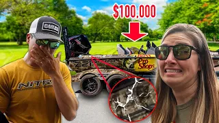 She WRECKED my BOAT!!