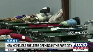 Men’s-only and families-only shelters for the homeless emerging in the Port City