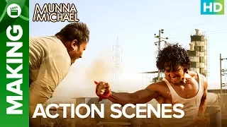 Munna Michael Action Scenes (Making) | Tiger Shroff & Nidhhi Agerwal