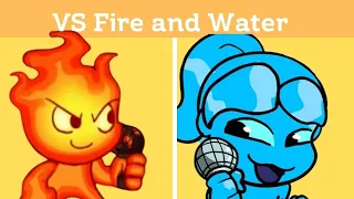 Friday Night Funkin' VS Fireboy and Watergirl FULL WEEK | Fire And Water  (FNF Mod)