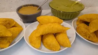 Empanadas colombianas de maiz deliciosasIngredientes  1 kilo de maíz trillado amarillo, se cocina 4