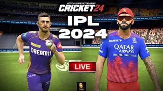 IPL 2024 RCB vs KKR T20 Match - Cricket 24 Live - RtxVivek