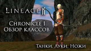 Lineage 2 Chronicle 1 ElmoreLab. Обзор классов. Танки, Луки, Ножи