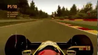 F1 2013 Classic 80's Cars Awesome Overtake