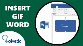 How to INSERT GIF in WORD ✅