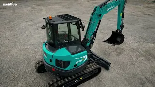 Meet the Sunward SWE 60UF mini excavator