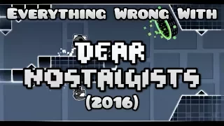 Everything Wrong With "Dear Nostalgists" by TriAxis (JOKE/PARODY)