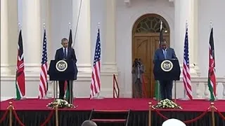 Obama, Kenyan President Disagree on Gay Rights