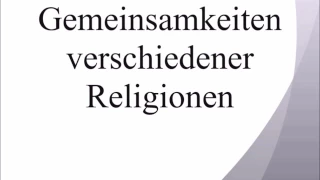 Gemeinsamkeiten verschiedener Religionen: 1: Gebet