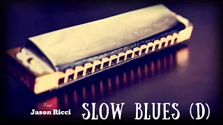 Slow Blues Jam | Sexy Guitar Backing Track (D)