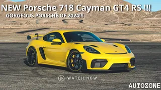 NEW 2024 PORSCHE 718 CAYMAN GT4 RS!!!ONE OF THE BEST PORSCHE OF 2024!!!