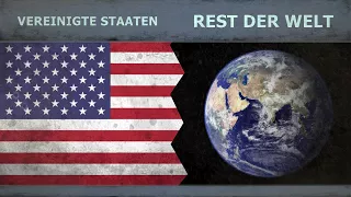 VEREINIGTE STAATEN vs REST DER WELT ✪ Vergleich der militärischen Stärke ✪ 2018