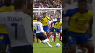 David Beckham’s game winning free kick! England vs Ecuador